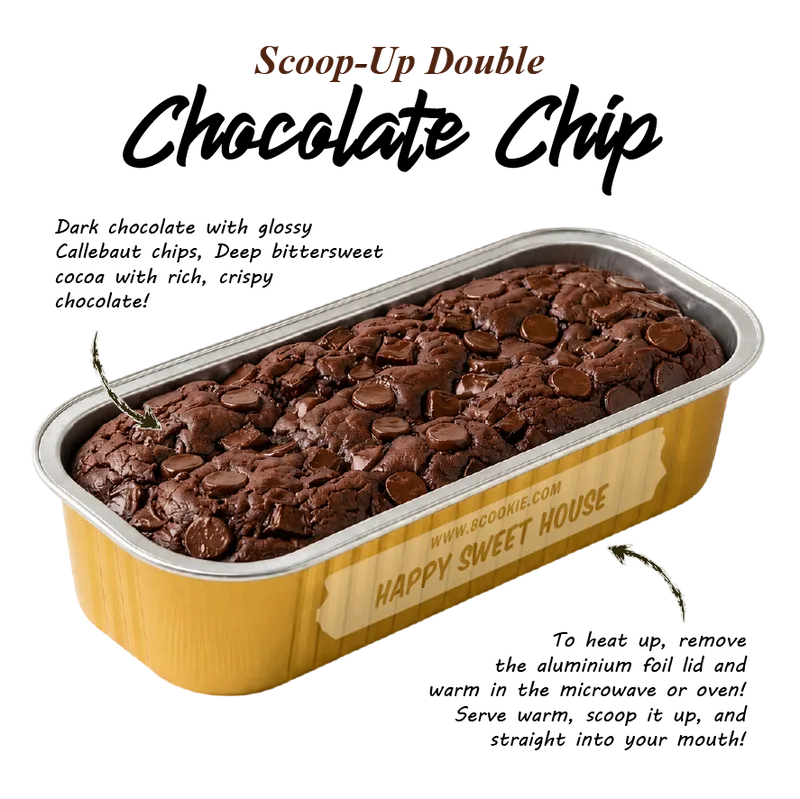 Double Chocolate Chip Scoop-Up Soft Cookie