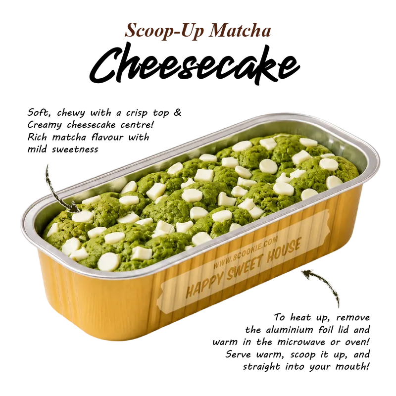 Matcha Cheesecake Scoop-Up Soft Cookie
