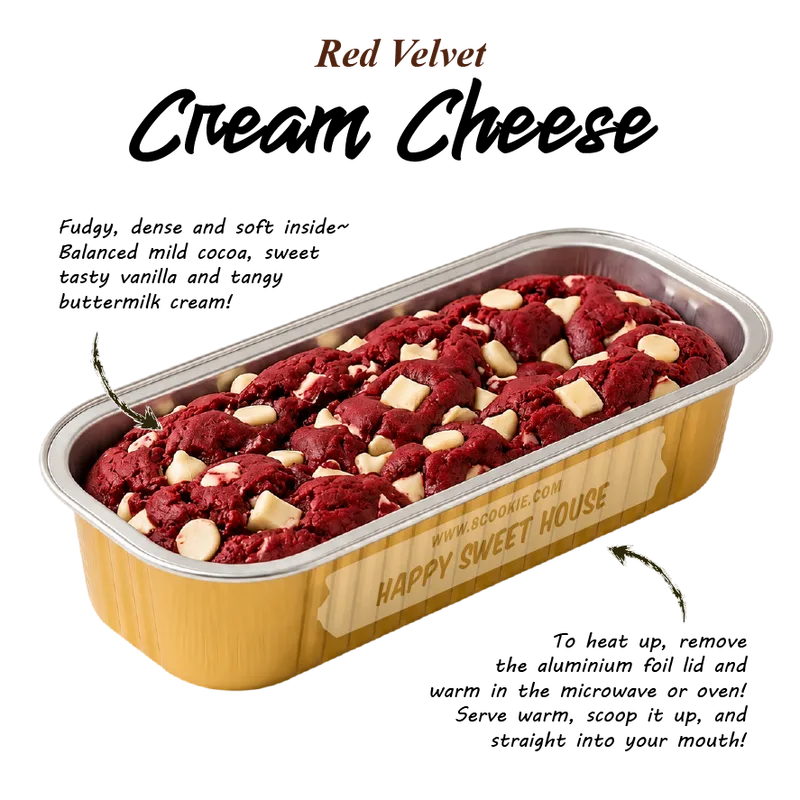 Red Velvet Cream Cheese Scoop-Up Soft Cookie