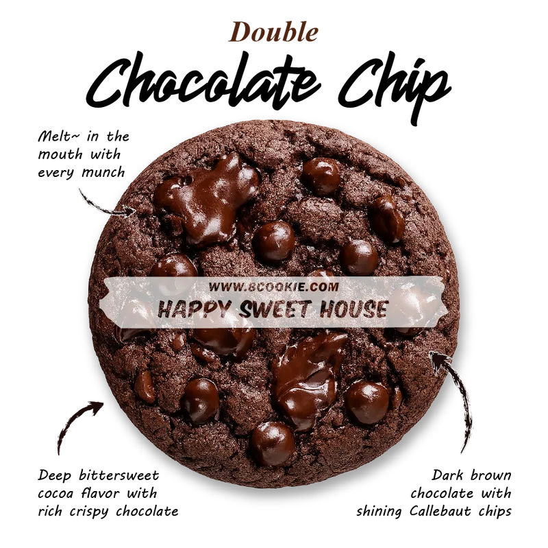 Double Chocolate Chip Soft Cookies